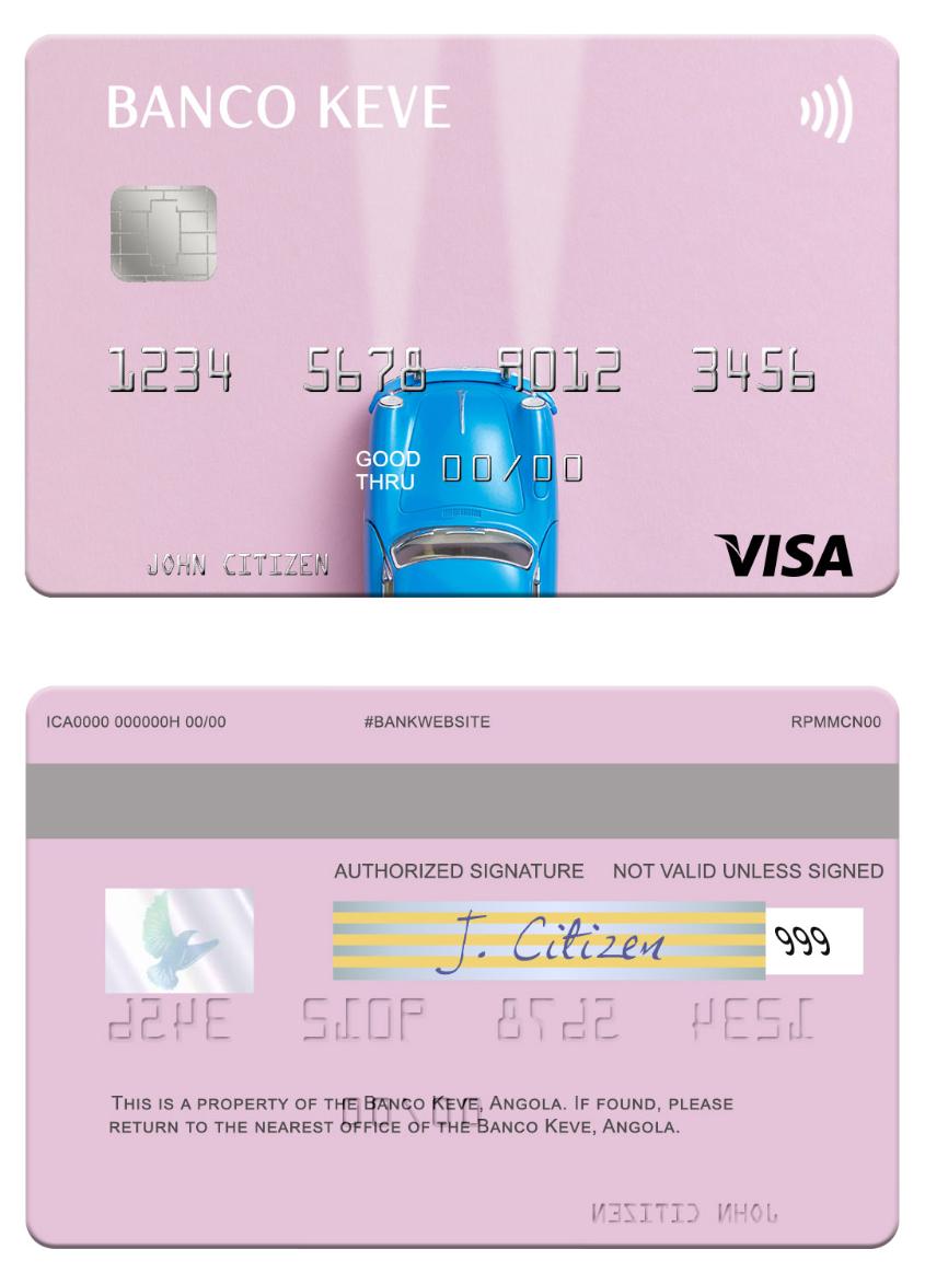 Angola Banco Keve visa card